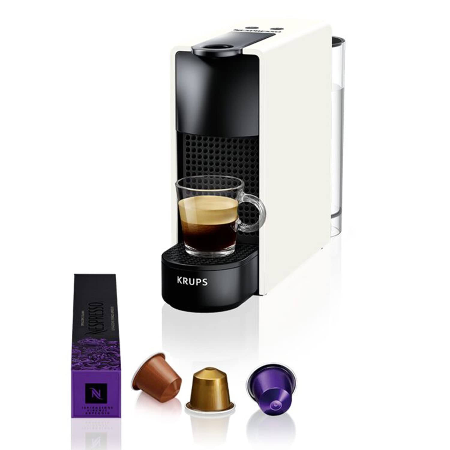 Avelino Essenza Mini – Cafetière à Capsules Blanc
